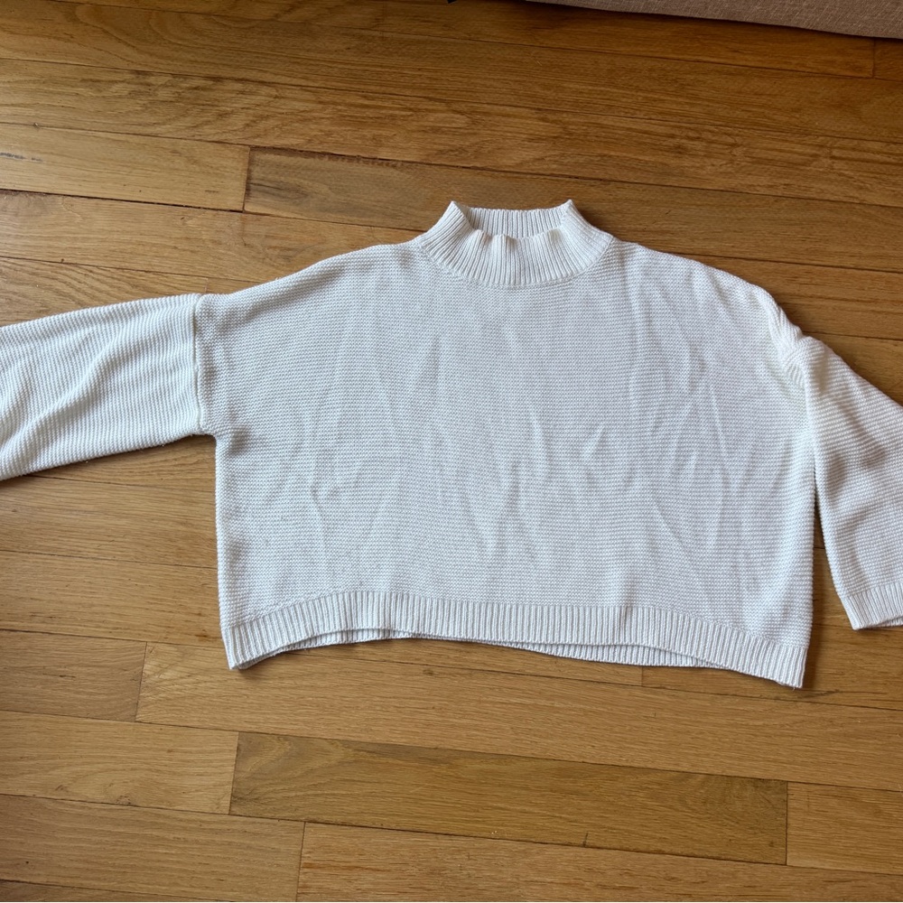 Adika Cream Turtleneck Sweater